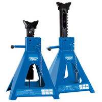 Draper  Pair of Pneumatic Rise Ratcheting Axle Stands (10T per stand)